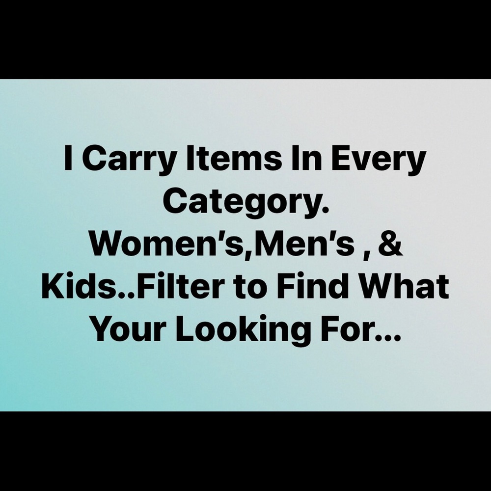 I carry items in every category